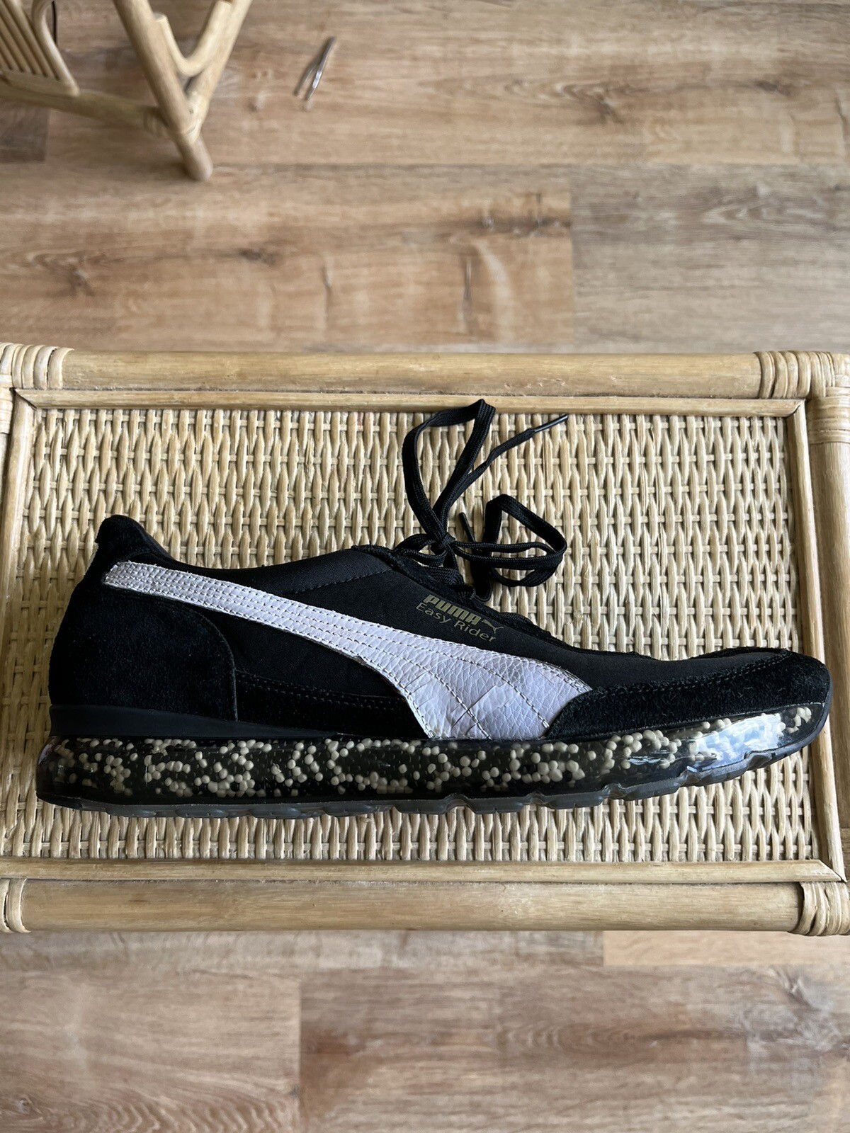 Puma “Jamming Easy Rider” Men’s Black Suede Running S… Gem