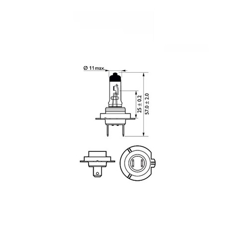 H7 HEADLIGHT LAMP BULBS x 2 BOSCH PURE LIGHT HALOGEN 477 499 12v 55w A1396 - Picture 5 of 9