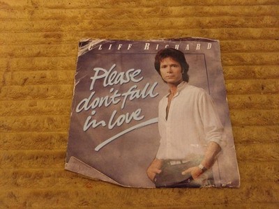 CLIFF RICHARD-PLEASE DON'T FALL IN LOVE/TOO CLOSE TO HEAVEN EMI5437(1983)7'' P/S