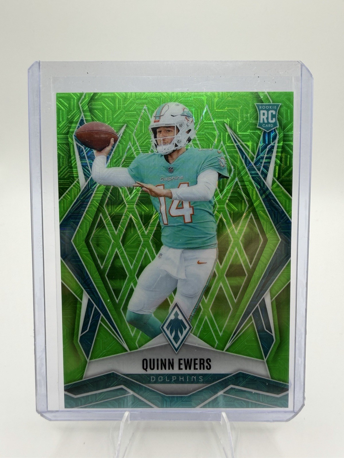 2025 Panini Phoenix Quinn Ewers Dolphins Rookie Green Mojo #159 35/75