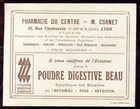 Almanac Calendar 1924 Pharmacie du Centre M. Cornet in Lyon