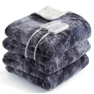Caromio Electric Blanket King Size Dual Control Heating Blankets 5 Heat 10