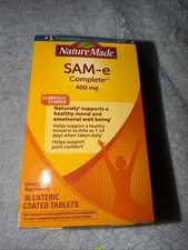 Nature Made SAM-e Complete 400mg 36ct Dietary Supplement Exp 07/2026