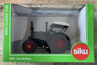 SIKU Siku Classic 1:32 Lanz Bulldog Traktor 3459 schwarz/weiß/rot mit OVP