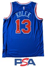 Tyler Kolek Signed Autographed New York Knicks Jersey PSA DNA COA Marquette 
