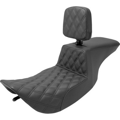 Saddlemen Tour Step-Up Seat w/ Rest LS 897-06-192BR for 97-07 Harley Road King