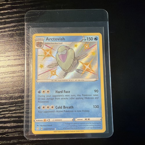 Pokemon TCG Arctovish Shiny Holo Rare Shining Fates: Shiny Vault SV037/SV122 NM