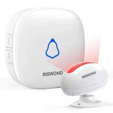 Wireless Motion Sensor Door Chime Business Entry Doorbell Indoor Motion Detec...