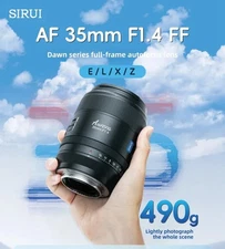 SIRUI Aurora 35mm F1.4 Auto Focus Full Frame Prime Lens Sony Nikon Fuji L-Mount 