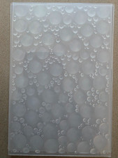 Bubbles 3D Embossing Folders, Textured Embossed, transparent