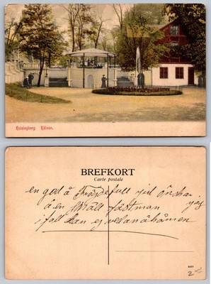 Helsingborg Sweden Garden Pavilion Postcard