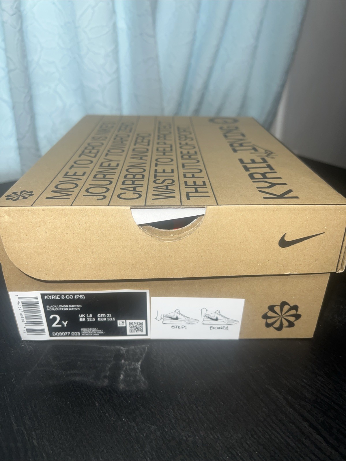 Black/tour Yellow, Size 2y