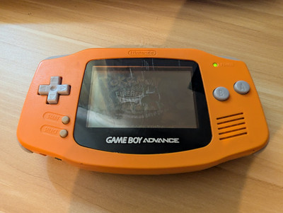 Nintendo Game Boy Advance - Orange - Powers On Needs New Screen