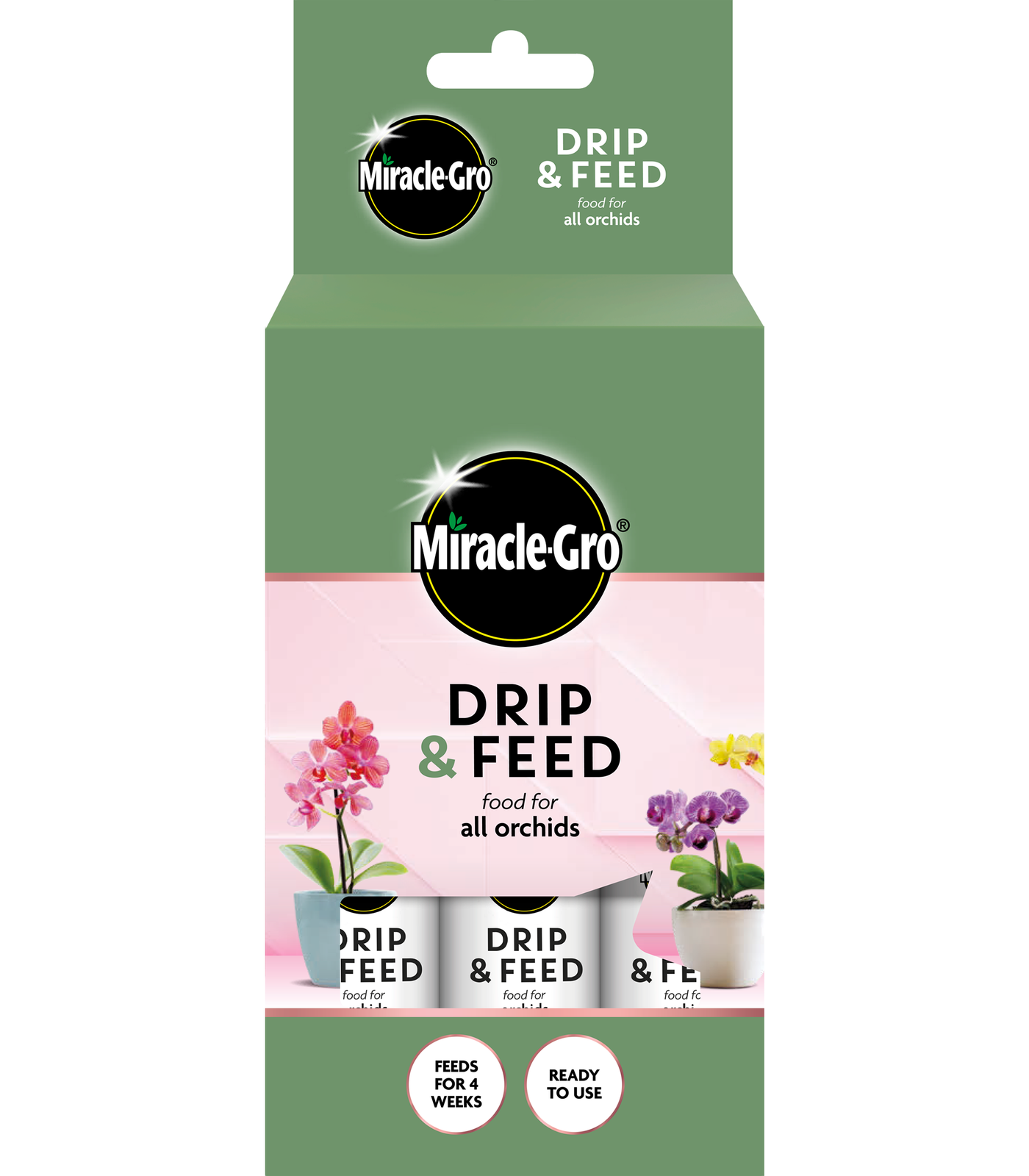 Miracle Gro Drip & Feed Food For All Orchids 3 Pack