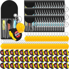 Mini Construction Helmet Keychains Tools - 198 Party Favor Set