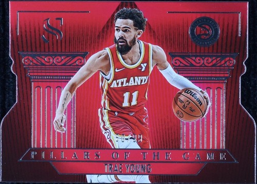 2024-25 Panini Noir - Trae Young Game Night Jerseys Gold /10 Game
