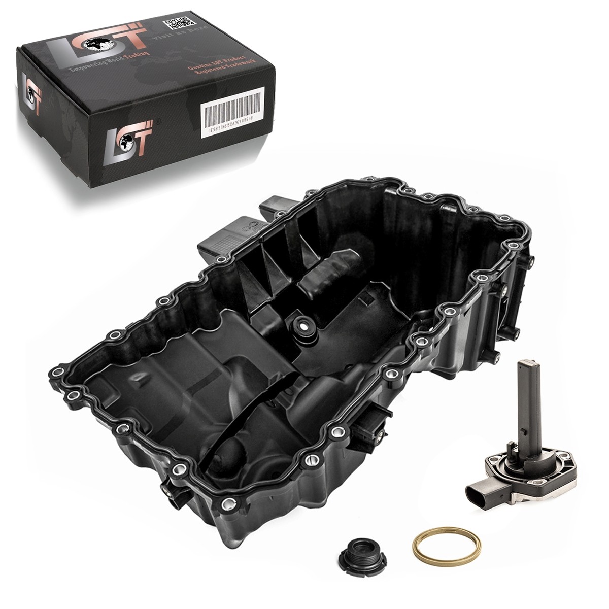 Oil Sump + Oil Level Sensor Pan Gasket Set for BMW X1 E84 Z4 E89 18i 20i 28i