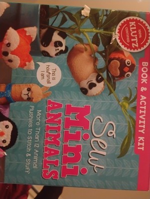 Klutz Sew Mini Animals Book & Activity Kit