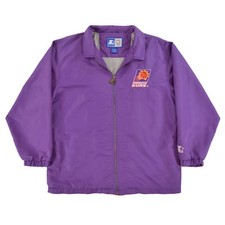 Phoenix Suns Starter Vintage 90s Purple Full Zip Windbreaker Jacket Mens sz L