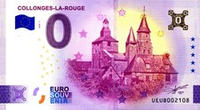 19 COLLONGES-LA-ROUGE Eglise Saint-Pierre, 2026, OR, Billet Euro Souvenir