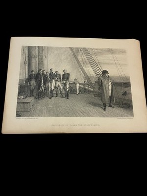 W.Q. Orchardson Napoleon on Board the Bellerophon Engraving Print