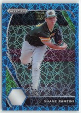 2021 Panini Prizm Draft Picks Carolina Blue Velocity Prizm #PDP108 Shane Panzini