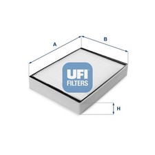 UFI Innenraumfilter Pollenfilter Filter Innenraumluft 53.077.00