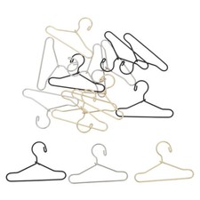 15 Pcs Mini Rag Doll Hanger Clothing Hangers Clothes Rack Outfit