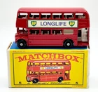 Vintage 1960s Lesney Matchbox #5 London Bus BP LONGLIFE Minty w/Original Box!