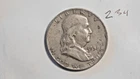 FRANKLIN HALF DOLLAR, 1958-D, 90% SILVER COIN,     234