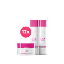 Kit - 12 Units Home Care Liz | 12 Shampoos + 12 Conditioners + 12 Masks | All Ha
