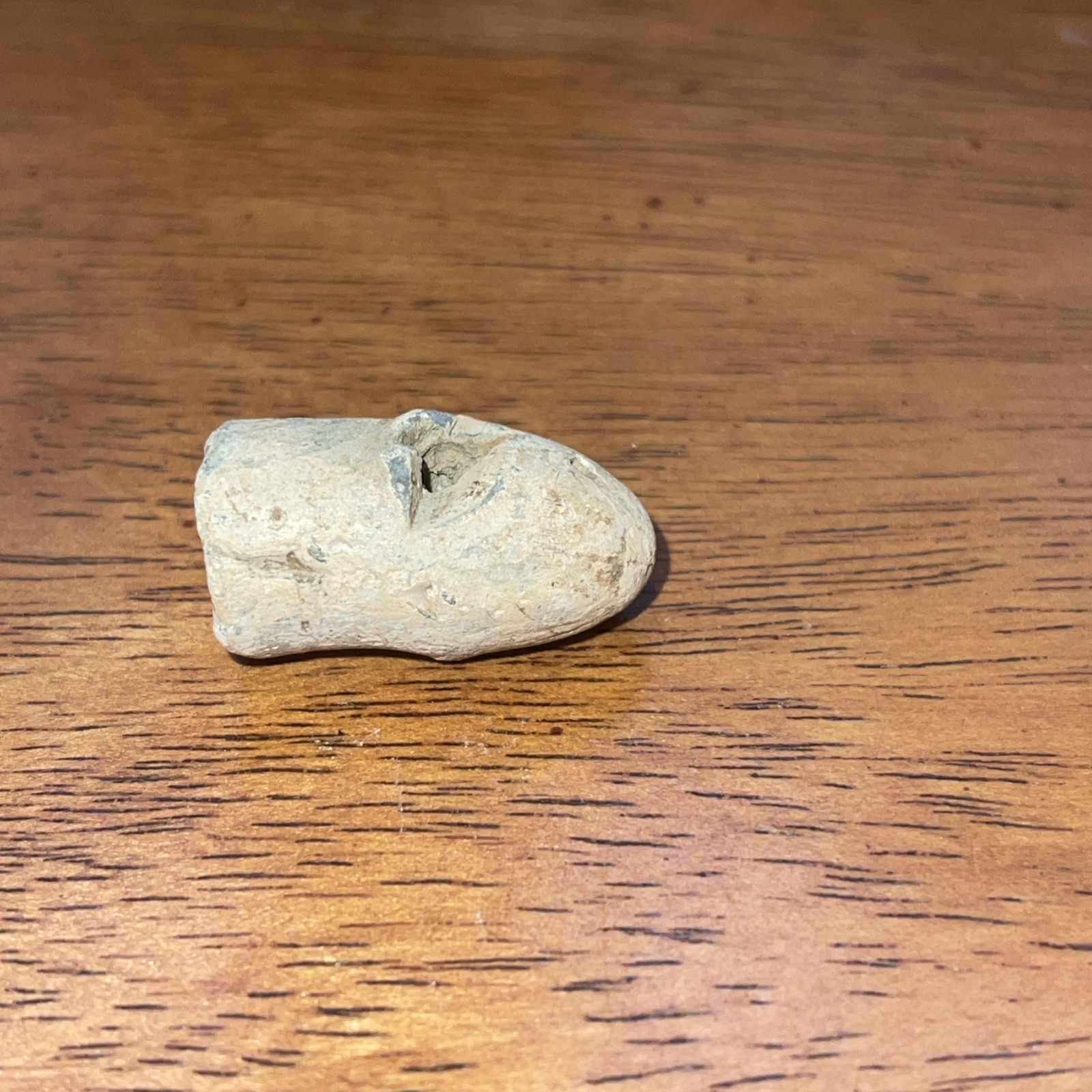 Civil War Soldier Carved Lead Bullet Fishing Line Sinker - Richmond, Virginia