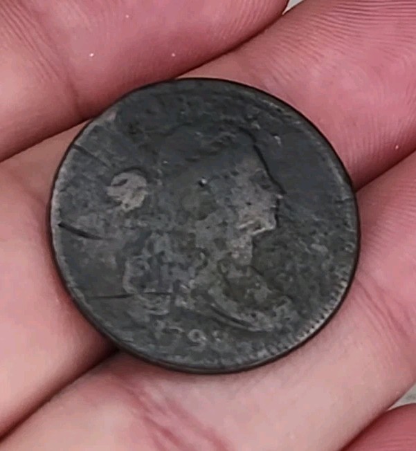 US Copper Liberty Coin 1798 Colonial Large Cent