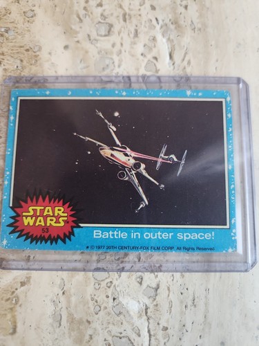 1977 Topps Star Wars #53 Battle in outer space! — TAG (grade unconfirmed)