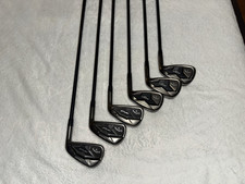 Callaway Apex Forged Smoked Dcb Iron Set 5-pw 6 Clubs Stiff Graphite Rh Black