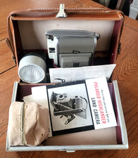    Polaroid Highlander 80B Land Camera with Wink Light Flash  Case  Manuals   