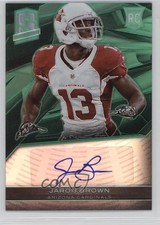 2013 Panini Spectra Rookie Auto Green 1/5 Jaron Brown #144 q2g