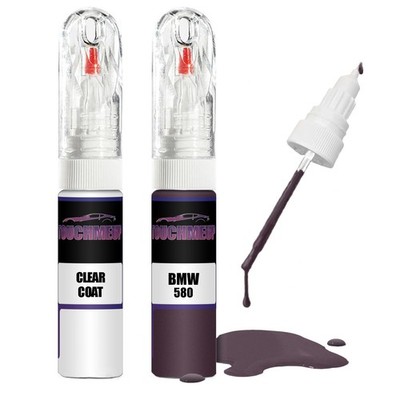Lackstift für BMW MORA 580 + Klarlack Pinsel Kratzer Fix Kit