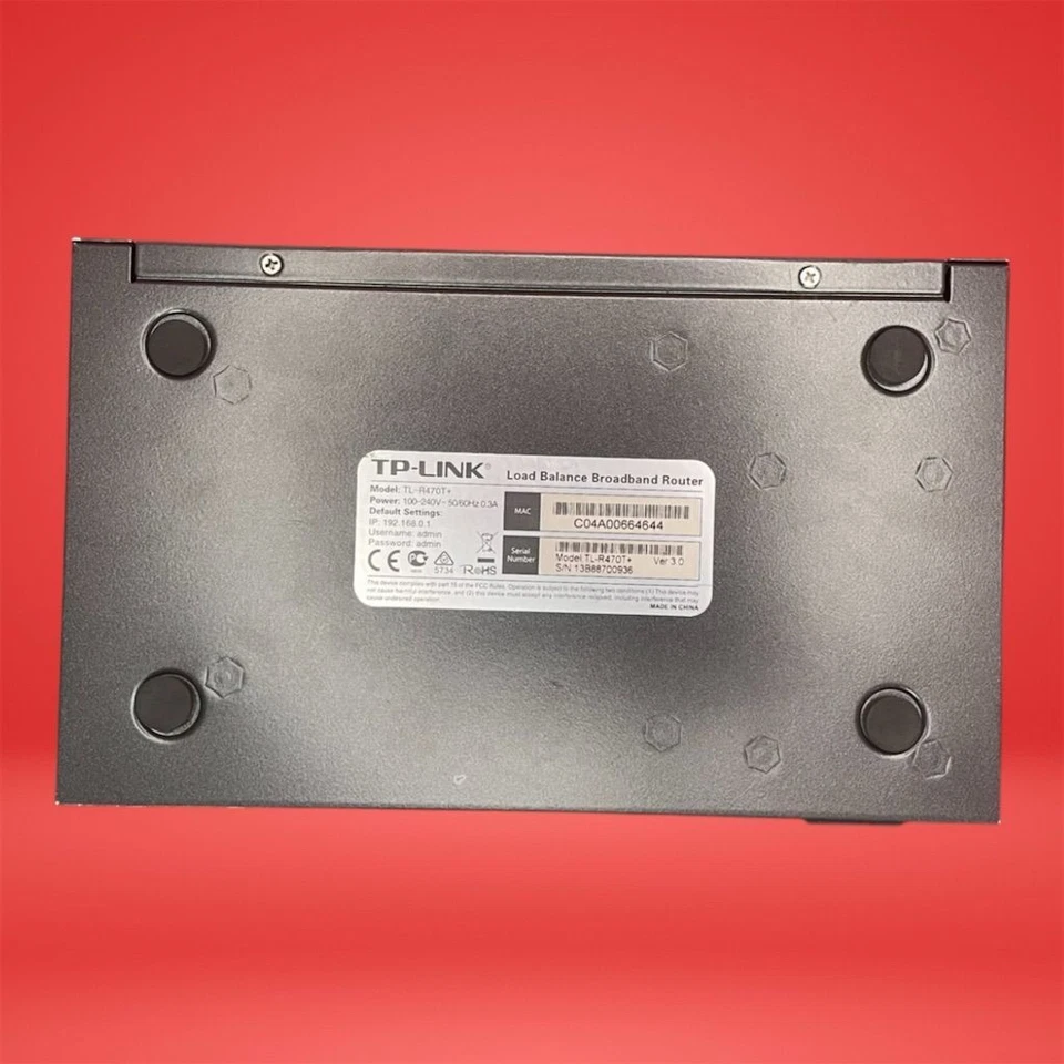 TP-LINK TL-R470T+ Ver: 2.1 Load Balance Broadband Router - Image 4 of 4