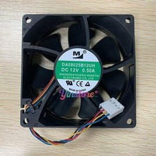1 pc. New DA08025B12UH Cooling Fan 8025 DC12V 0.50A 80*80*25mm 4Pin