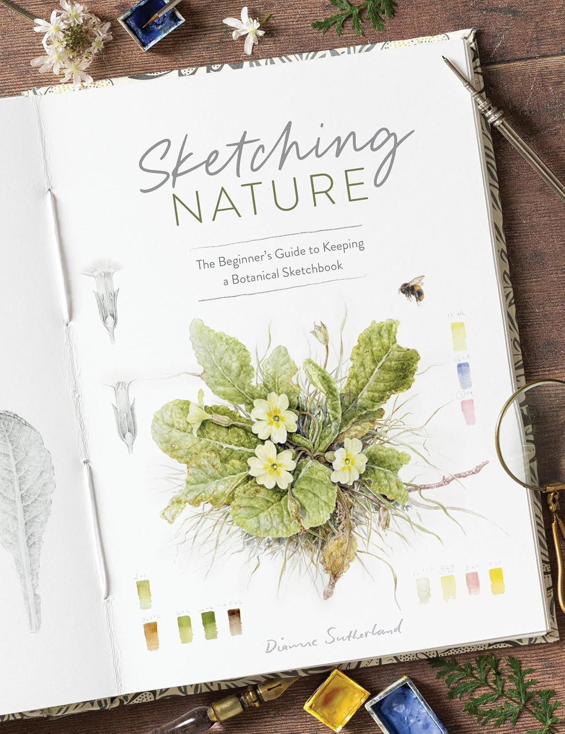 Sketching Nature: The Beginner’s Guide to Keeping  a Botanical Sketchbook by Di - Image 7