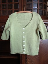 Strickpullover Größe 38 Grün Zum Knöpfen ...