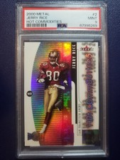 PSA 9! Low Pop! 2000 Metal Hot Commodities #2 Jerry Rice 49ers
