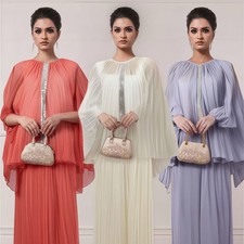 Muslim Women Casual Outfits Vest Blouse Top Pants 3 Piece Set Dubai Dresses Arab