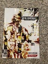 Metal Gear Solid 3: Snake Eater (Sony PlayStation 2, 2004) Manual Only French Ra