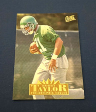 1995 Fleer Ultra Football Bobby Taylor Rookie Card #252 Set Break NM. rookie card picture