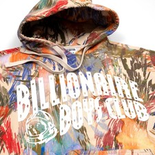 Billionaire Boys Club BBC Portal Logo French Terry Graphic Hoodie Mens Small