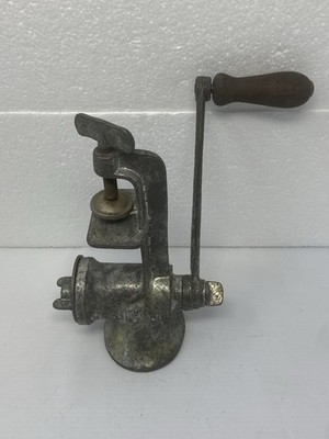 Vintage Keystone Meat Grinder No 20 Hand Crank Table Mount