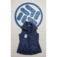 🔥Columbia💙 Mix It Around Quilted Vest Navy Blue Omni Shield Puffer -small