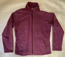 Columbia Plum Purple Cotton Light Weight Full Zip Jacket Women's Size Medium